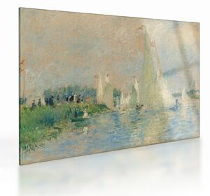 Skleněný obraz - Auguste Renoir, Regatta at Argenteuil, reprodukce (70x50 cm)