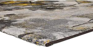 Žluto-šedý koberec Universal Bukit Mustard, 80 x 150 cm