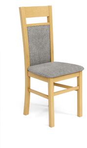 Jídelní židle Hema532, dub medový/šedá