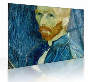 Skleněný obraz - Vincent van Gogh, Self-Portrait, reprodukce (70x50 cm)
