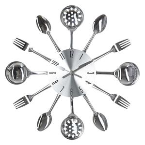 ATMOSPHERA Nástěnné hodiny Cutlery, chromová