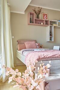 Dětská postel s úložným prostorem Blake pink