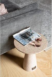 Růžový odkládací stolek vhodný do exteriéru Zuiver Victoria, ø 41 cm