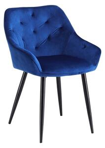 Halmar jídelní židle K487 + barevné provedení tmavě modrá