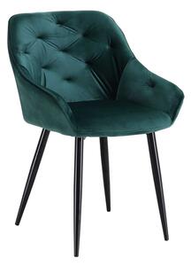 Halmar jídelní židle K487 + barevné provedení tmavě zelená