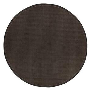 Černý venkovní koberec Floorita Tatami, ø 200 cm