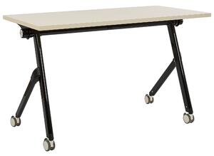 Skládací psací stůl BENDI Světle hnědá 120 cm 60 cm s koly