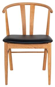 Jídelní židle ORTINORO dub/černá