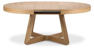 Rozkládací stůl s nohami z dubového dřeva Windsor & Co Sofas Bodil, ø 130 cm