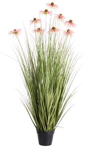 Umělá rostlina RUDBEKDARIUM 120 cm Růžová