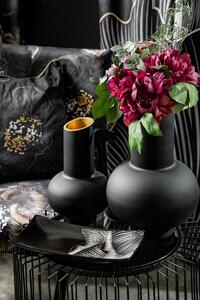 Dekorativní talíř PEONIA | černý