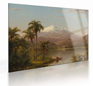 Skleněný obraz - Frederic Edwin Church, Tamaca Palms, reprodukce (70x50 cm)