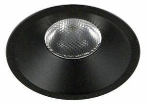 VÝPRODEJ VZORKU BPM Zápustné svítidlo KLEE černé LED 2,5W 25d 3000K 129lm