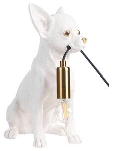 Stolní lampa Pes ROCCO Bílá