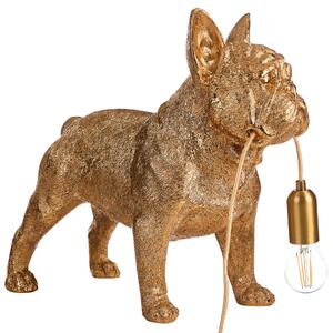 Stolní lampa Pes BAXTER Zlatá
