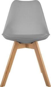 Židle s dřevěnýma nohama, krásná židle v minimalistickém stylu