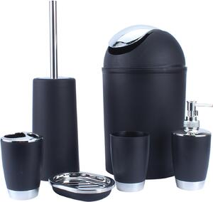 6ks koupelnové příslušenství Set Bin Mýdlo Dish Dispenser Tumbler Držák zubního kartáčku