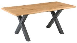Rozkládací jídelní stůl BRONSON Hnědá 140/180 cm 90 cm