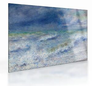 Skleněný obraz - Pierre-Auguste Renoir, Seascape, reprodukce (70x50 cm)