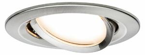 PAULMANN SmartHome Zigbee vestavná svítidla sada LED Coin Nova Plus 3x6,5W stmívatelné kruhové kov kartáčovaný 929.59 P 92959