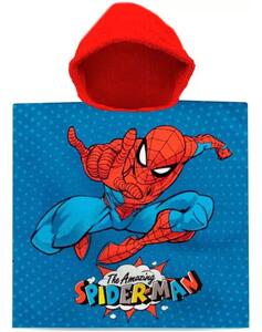 Dětské pončo - plážová osuška s kapucí Amazing Spiderman - 60 x 120 cm