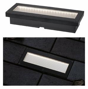 PAULMANN Solární LED zemní svítidlo Domenic IP67 3000K černá obdélník