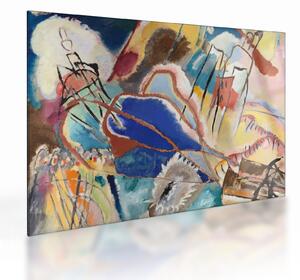 Skleněný obraz - Vasily Kandinsky, Improvisation No. 30 (Cannons), reprodukce (70x50 cm)