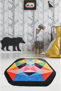 Dětský protiskluzový koberec Conceptum Hypnose Enjoy Panda, ø 140 cm