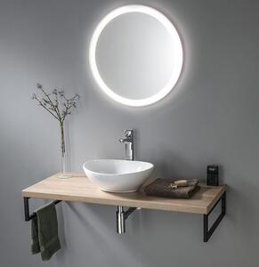 Aqualine Vega Deska pod umyvadlo 72,5 x 45cm, dub platin VG775