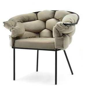 Relaxační křeslo Piplio (černá). Akce -10%