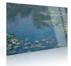 Skleněný obraz - Claude Monet, Water Lilies, reprodukce (70x50 cm)
