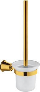Omnires Art LIne záchodová štětka šroubovaný WARIANT-sklo-zlatáU-OLTENS | SZCZEGOLY-sklo-zlatáU-GROHE | sklo-zlatá AL53620GL