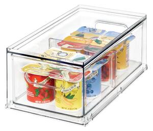 Transparentní úložný box do ledničky iDesign The Home Edit, 31,8 x 17,8 cm