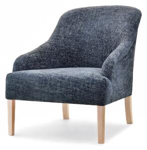 Relaxační křeslo Roseile (šedá + dub). Akce -10%