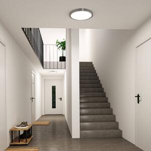 Paulmann LED stropní svítidlo Abia 2, Ø 40 cm, chrom,, Chrom / stříbro, Obývací pokoj / jídelna, Plast, Moderní