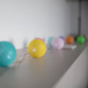 Lumisky LED solární světelná řetězová dekorace Mimi, barevná, 6 m, plast, 10 žárovek, Vícebarevná, Plast