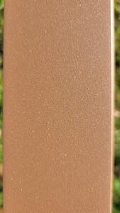 Skládací čtvercový zahradní stůl Greensboro - hnědý (bronz)