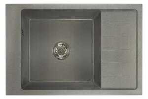 Kuchyňský dřez Lurano (šedá) (bez otvoru pro baterii) (P). 1065939