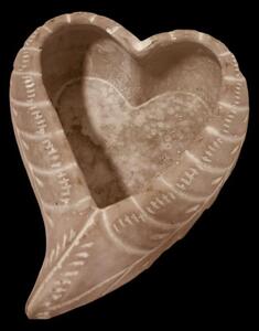 Srdce obal s reliéfem, pr.20cm