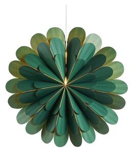 Zelená závěsná světelná dekorace Markslöjd Marigold, výška 45 cm