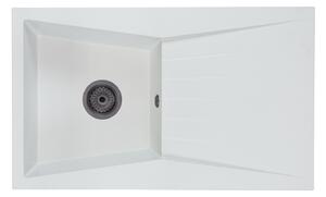 Kuchyňský dřez Ragod (bílá) (bez otvoru pro baterii) (P). 1065963