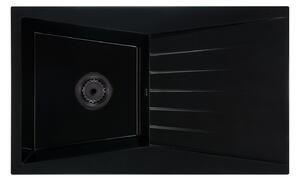 Kuchyňský dřez Ragod (černá) (bez otvoru pro baterii) (P). 1065965