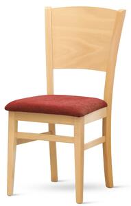 Židle COMFORT Odstín: Tmavě Hnědá, Látky: LUX jeans 33