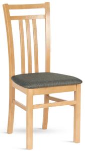 Židle LOTY Odstín: Černá (lak), Látky: VELVET terracotta 44