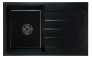 Kuchyňský dřez Ruxom (černá) (bez otvoru pro baterii) (P). 1065975