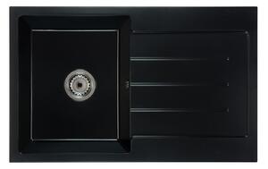 Kuchyňský dřez Ruxom (černá) (bez otvoru pro baterii) (P). 1065975