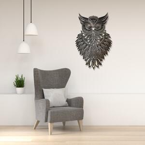 Wooden Mooden Dřevěný obraz Sova