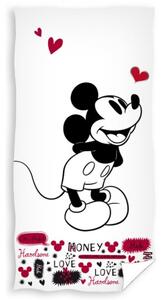 Dětská osuška Zamilovaný Mickey Mouse 70x140 cm