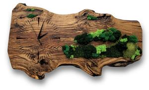 Wooden Mooden Designové dřevěné hodiny s mechem - luxusní dekor na zeď