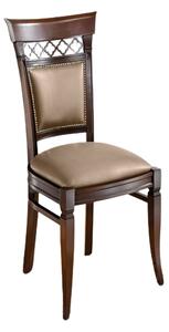 (3545) CHIESA hnědá zámecká židle